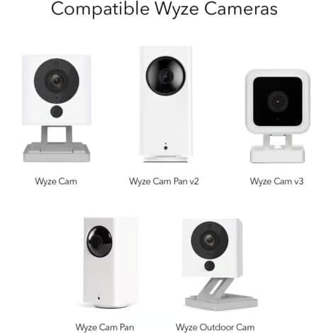 Arlo Smart Security Camera Väggfäste - Justerbart inomhus/utomhusfäste för Arlo-kameror och andra kompatibla modeller (3-pack, vit)
