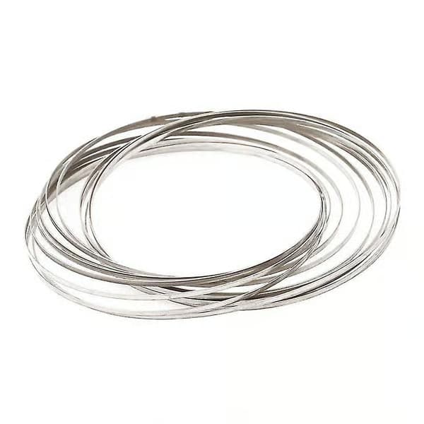 3d Magic Toy Arm Slinky Toroflux Flippy Flux Flow Rings Spinner Dynamic Armband, Silver