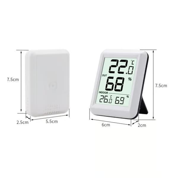 Trådlös Wifi Termometer Digital Termohygrometer Inomhus Utomhus