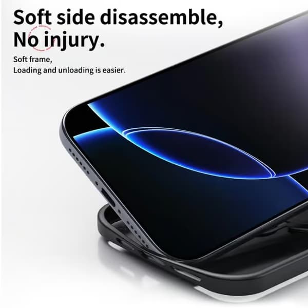 iPhone 17 Pro Max-deksel med dobbel MagSafe-magnetring, matt svart Matt svart