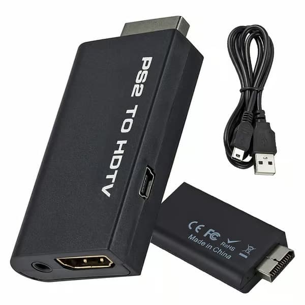 HDMI-adapter kompatibel med PS2 - PS2 till HDTV