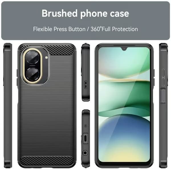 TIL Xiaomi Redmi A5 4G Armor Carbon Cover - Flere farver black