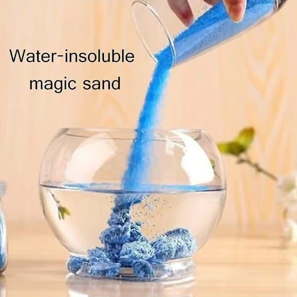6-pack Magic Sand - Pedagogiska innovationer Magic Sand Space Sand Hydrofob Sand Lek Sand Färgad Sand Leksaker