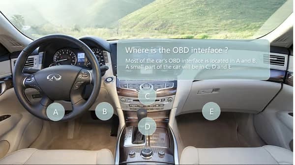 Felkodsläsare ELM327 Mini / OBD2 - Bluetooth - Bildiagnostik Blå