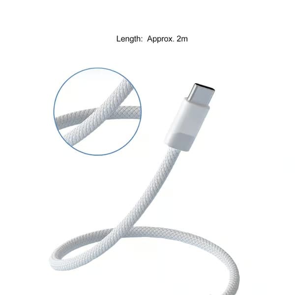 MagSafe 3-laddkabel kompatibel med MacBook Air och MacBook Pro - 2 m white