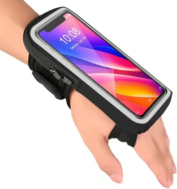 2026 Nyeste model armbåndstelefonholder til løb, underarmsarmbånd, løbearmbånd med kortplads til iPhone Pro Max Plus (1