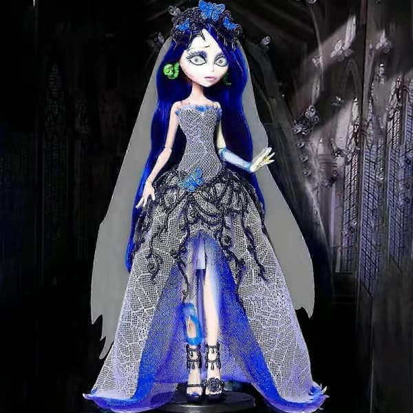 Monster High Tim Zombie Brud Emily Skullector Docka - Ny Ankomst
