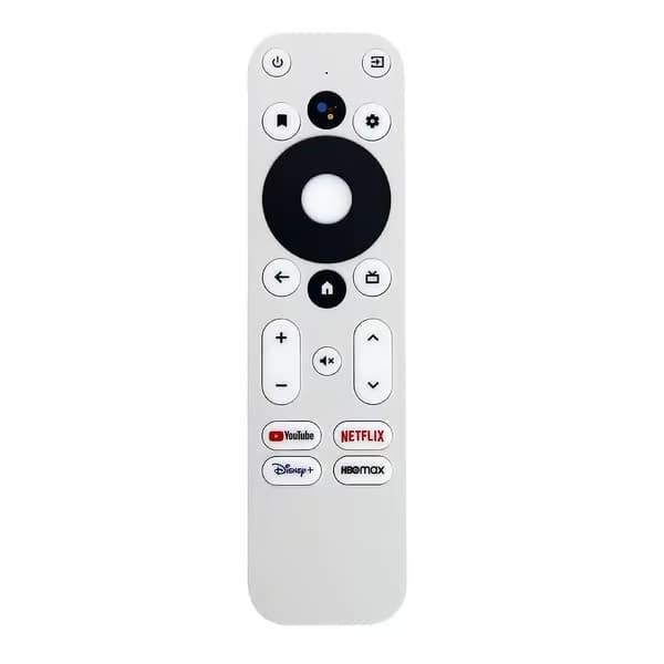Ersättningsfjärrkontroll Kompatibel / KM2 Kompatibel KM2 4K Certifierad Röst Android TV Box_Super Gåva Vit