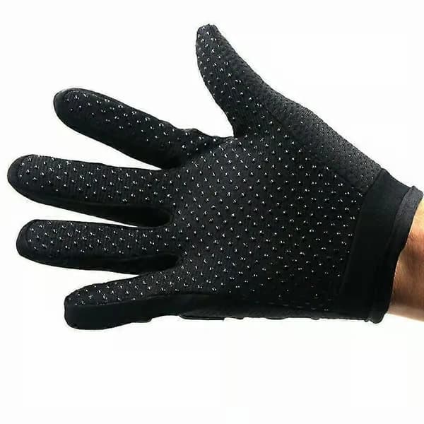 Helhands cykelhandskar BMX MTB cykelhandskar för barn pojkar flickor Black