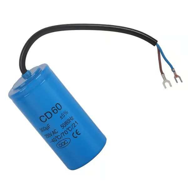 CD60 250V 300uF kondensator för omkoppling, explosionssäker, tillbehör för hushållsapparater