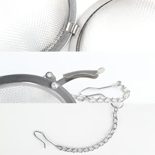 2-pack tesil i rostfritt stål, tekula, tefilter 9CM