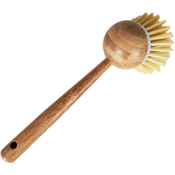 Naturlig diskborste i bambu, klassisk retrostil, Natur
