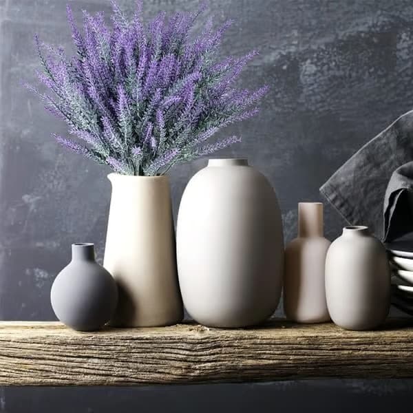 12 buketter konstgjorda lavendelblommor