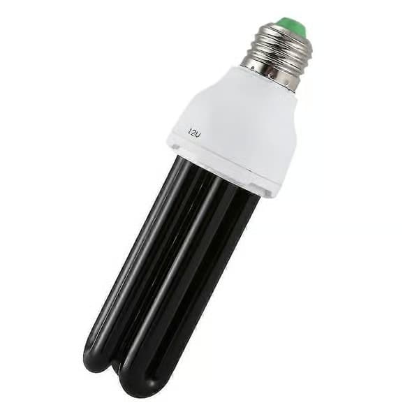 2x E27 40W UV Ultraviolett Fluorescerande Blacklight CFL-lampa 220V Form: Rak Effekt Vo