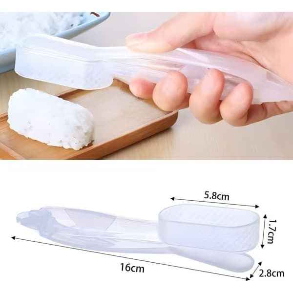3-delars DIY sushiset. Sushiform. Onigiriform. Lättanvänt sushiset för nybörjare och proffs