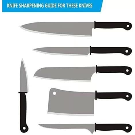 Professionell knivslipningsguide, vinkelguide för knivslipning, slipguide för brynsten, svart (2-pack)