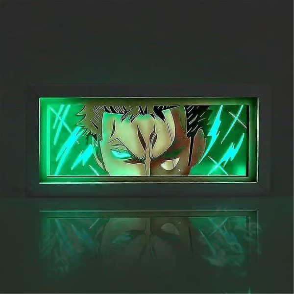 One Piece Anime 3D-pappersklippt ljuslåda Mangaskugga B