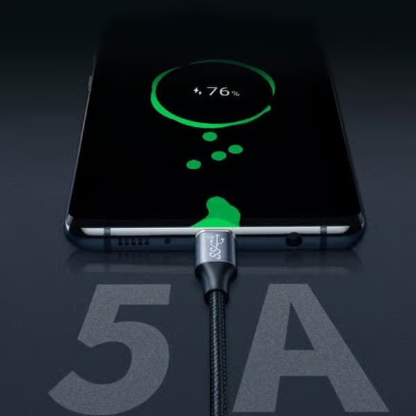 USB-C förlängningskabel USB-C förlängningskabel 100W hane till hona laddnings- och datakabel 1m
