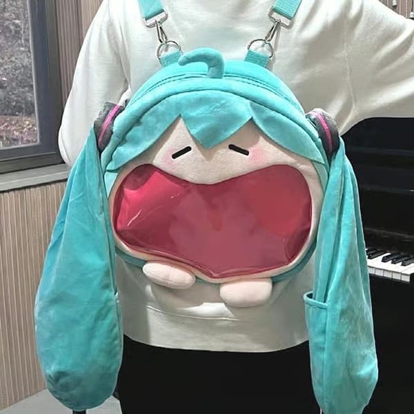 Studentväska Barnpresenter Leksaker Kawaii Hatsune Miku Anime-flicka