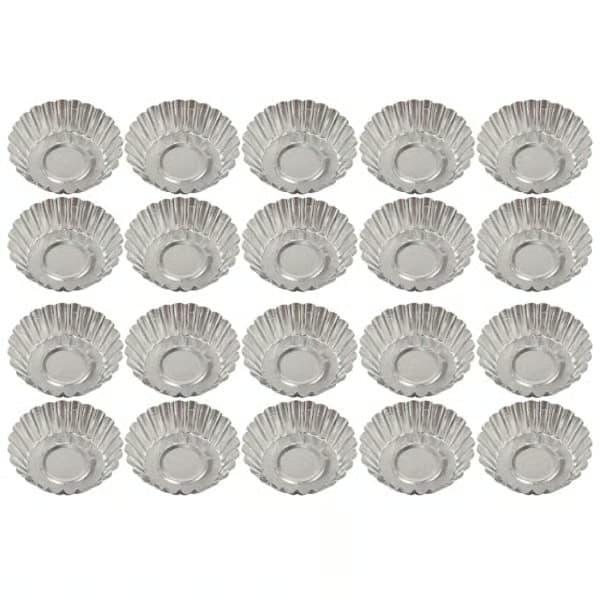 Aluminium Muffin Cupcake Form Bakformar Bakverktyg Varm Geléform Bakplåtar 20 st