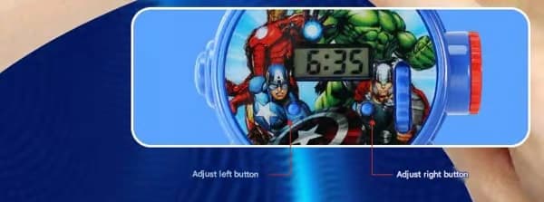 Barnprojektionsklocka, barnklockleksak, födelsedags- och jubileumspresent, leksakspresent Doraemon
