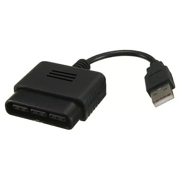 USB-sovitinkaapeli PS2-peliohjaimille PS3- ja PC-pelikäyttöön