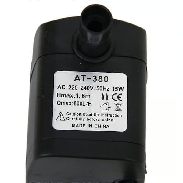 AC 220-240V 15W Dränkbar pump Vattenpump Fontänpump Damm-pump Akvariepump EU-kontakt
