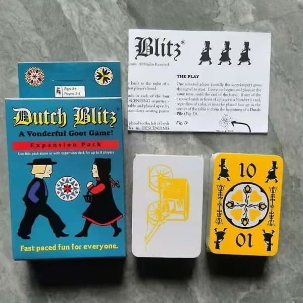 Dutch Blitz kortspel grundläggande expansionspaket Dutch Blitz Basic