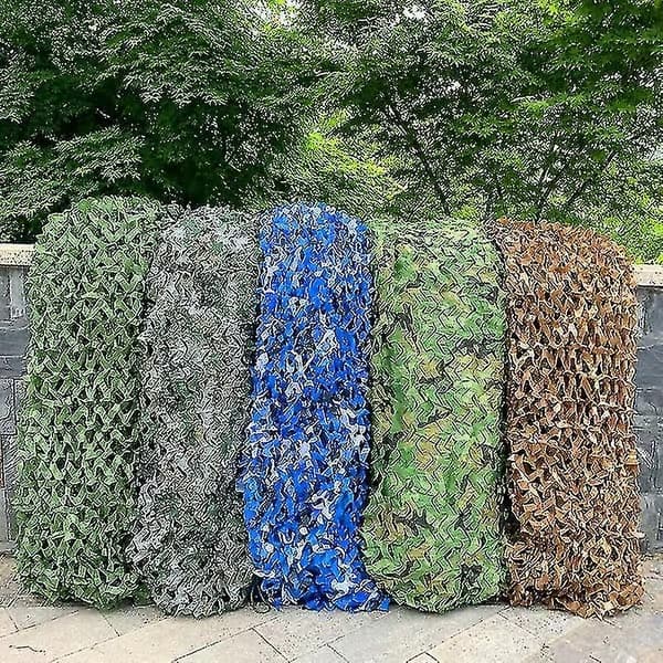 Camouflagenet forstærket til pool, strand, have, 7 farver Desert camouflage