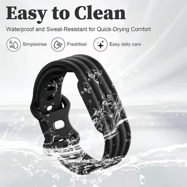 Klockarmband för Google Fitbit Air, mjukt silikonersättningsarmband Red