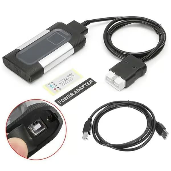 Autocom CDP+ Professionell Auto TCS CDP Pro Plus för Autocom Diagnostiska Bilkablar OBD2 Diagnosverktyg - Perfekt V9.1, V2021.11 med Bluetooth