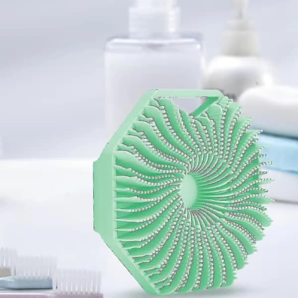 Sud Scrub Antimikrobiell Silikon Kroppsskrubb, Exfolierande Kroppsskrubb green