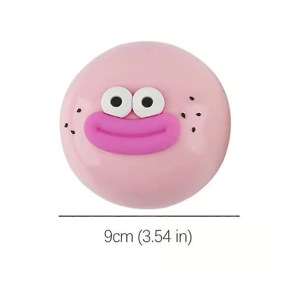 Söt Dumpling Klämleksak - 9cm Långsam Återhämtning Stressboll White