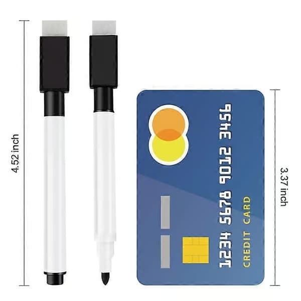 Magnetisk whiteboardpenna raderbar märkpenna, 48-pack whiteboardpennor torrraderbar märkpenna med suddgummi