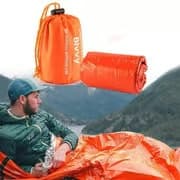4-pack vattentät termisk nödsovsäck för utomhuscamping överlevnad bivacksäck
