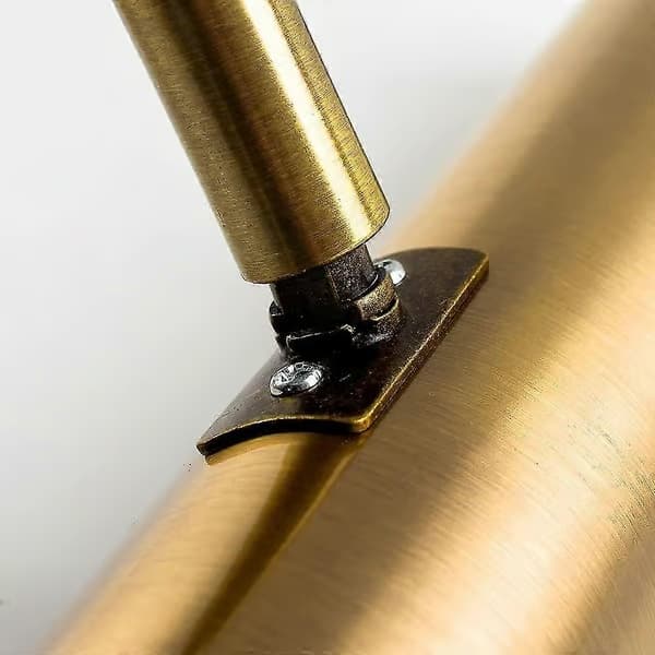Modern justerbar dubbel tavelbelysning i antik mässingsfinish