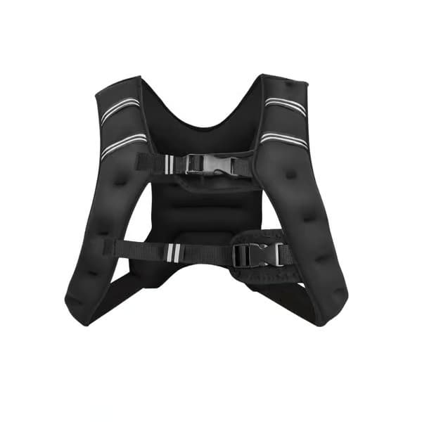 Viktväst 15 kg, justerbara remmar, reflexband