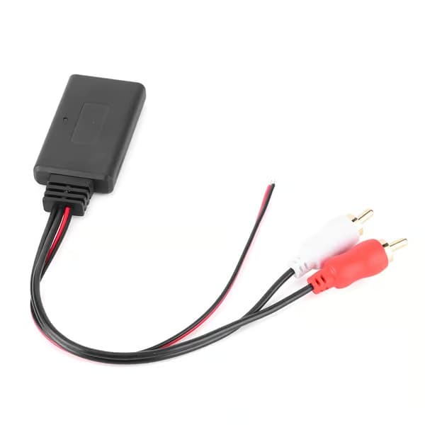 Universell trådlös Bluetooth-moduladapter AUX Audio 2 RCA Extra Kabel Bilradioanslutning