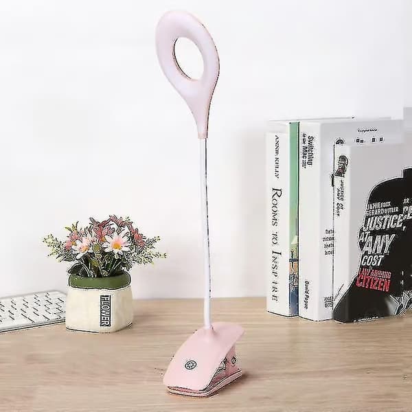 Klämlampa sängläslampa med touchsensor, sängbordslampa för barn