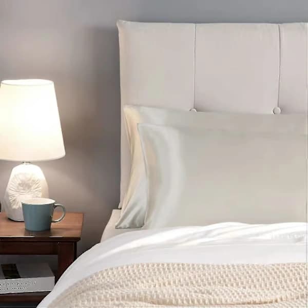 2-pack örngott - Satinörngott, 50 x 91 cm, beige