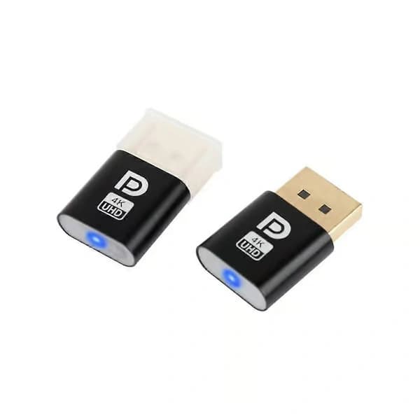 4K Displayport Dummy Plug DP Virtual Display Adapter EDID Headless Ghost Emulator för PC-grafik V