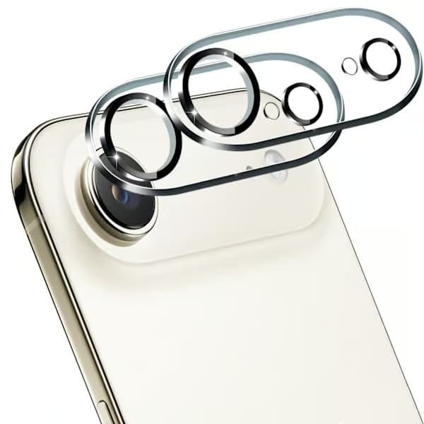 [2-pack] iPhone 17 Air Härdat Glas Linsskydd - Kameraskydd, Reptåligt