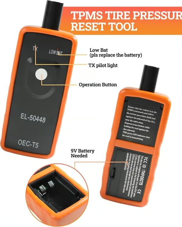 Universal TPMS-omlärningsverktyg, systemprogrammeringsträning, OEC-T5 aktiveringsverktyg för däcktrycksövervakningssystem