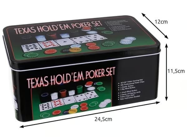 Pokerset / Texas Pokerset - 200 marker