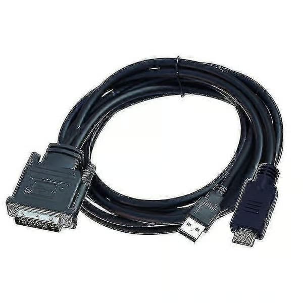 DVI M1-da 30+5-pin til HD-kompatibel kabel Dual Link + USB-projektorkabel 1,7 m