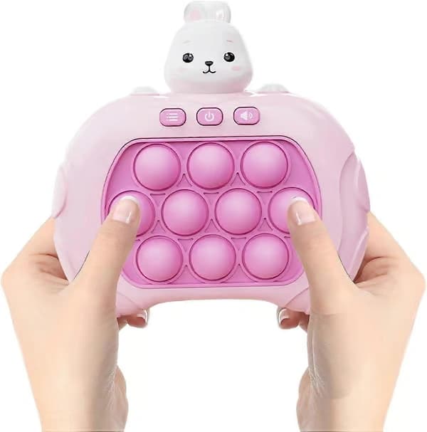 Pop It-spel - Pop It Pro Enkelt spel Snabbtryck Fidget-spel Rosa kanin brown
