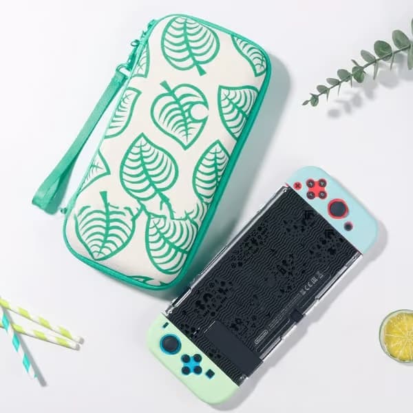 Förvaringsfodral för Nintendo Switch Lite - För Nintend Switch NS Cons Grön