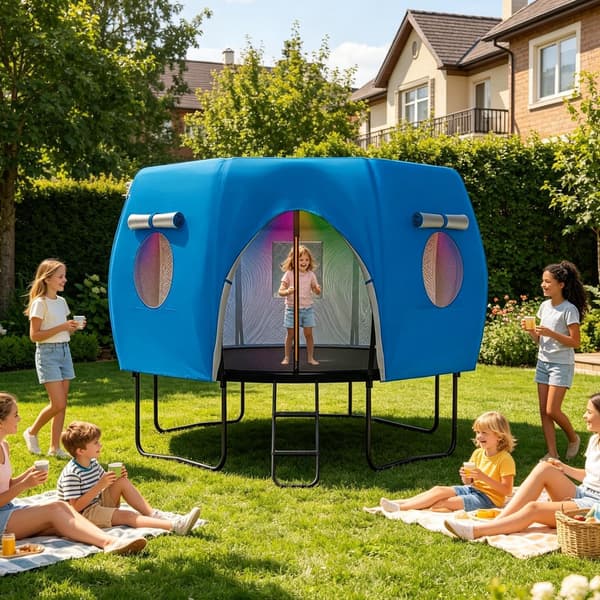 Trampolinskydd Tält Vindtät Markis Skydd 6FT-6