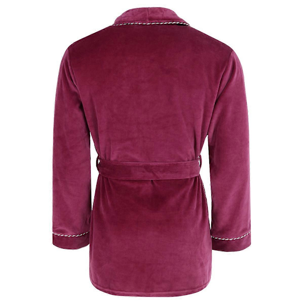 Ascentix Velour Smokingjacka med satinfoder (Herr) Burgundy Small / Medium