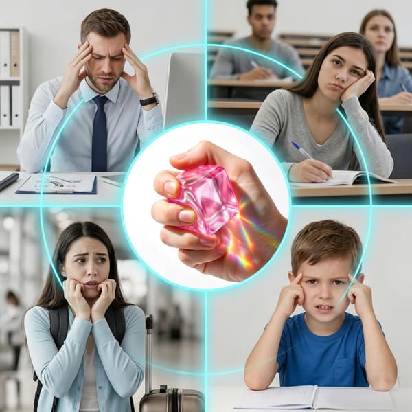 4 st Mini Stresskub Långsamt Stigande Squishy Fidget Leksaker Iskub Stressbollar